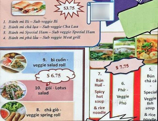Dharma Garden Veggie Deli - Vancouver, BC menu_pic
