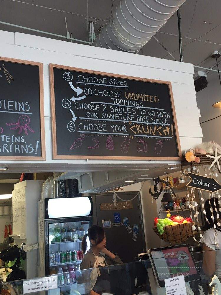 Poke Station - Vancouver, BC menu_pic