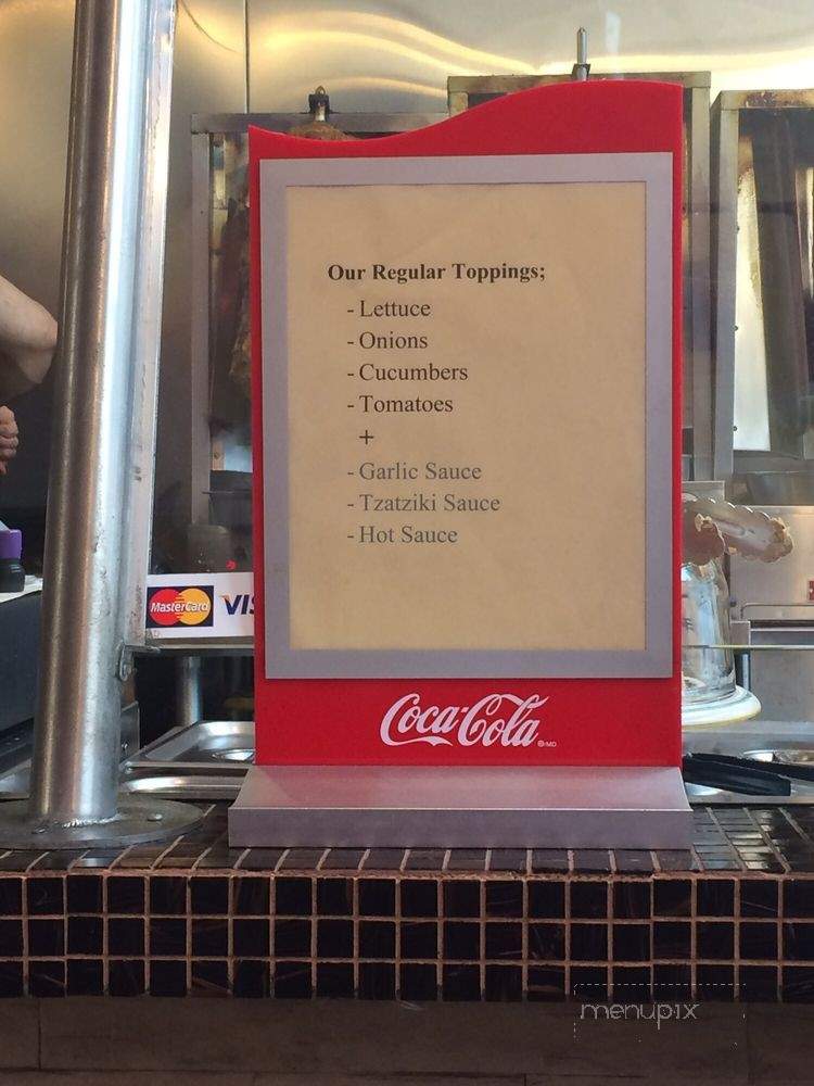 Donair Town Robson - Vancouver, BC menu_pic