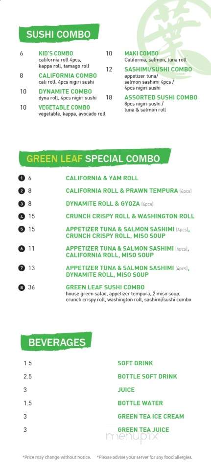 /31514263/Green-Leaf-Sushi-Vancouver-BC - Vancouver, BC