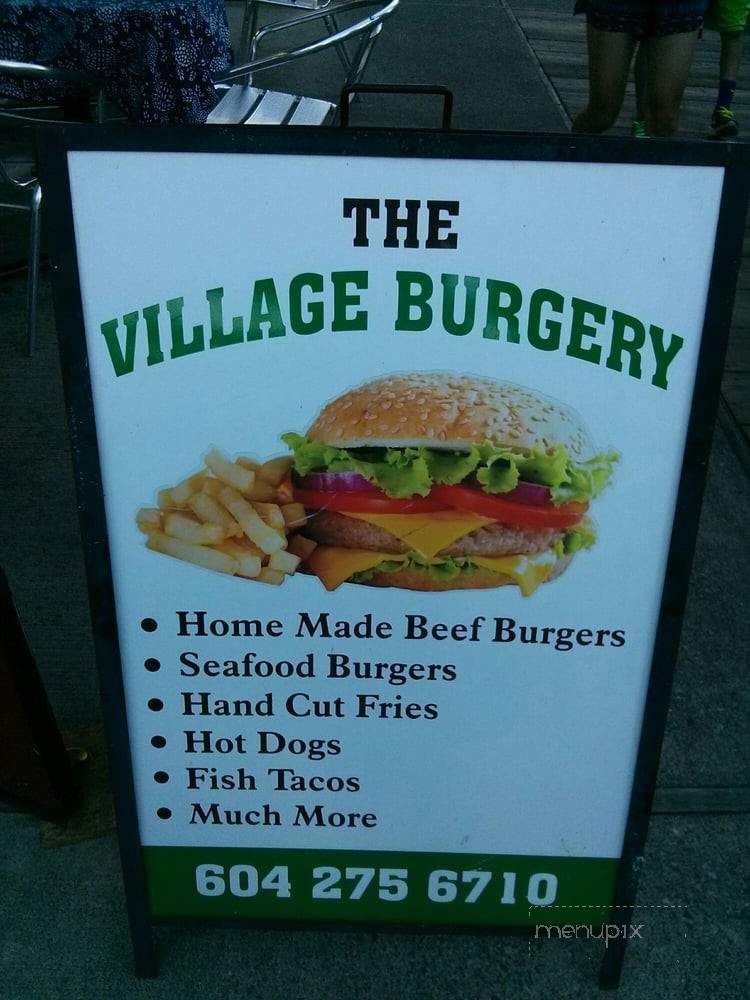 The Village Burgery - Richmond, BC menu_pic