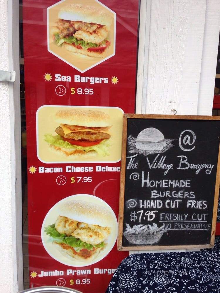 The Village Burgery - Richmond, BC menu_pic
