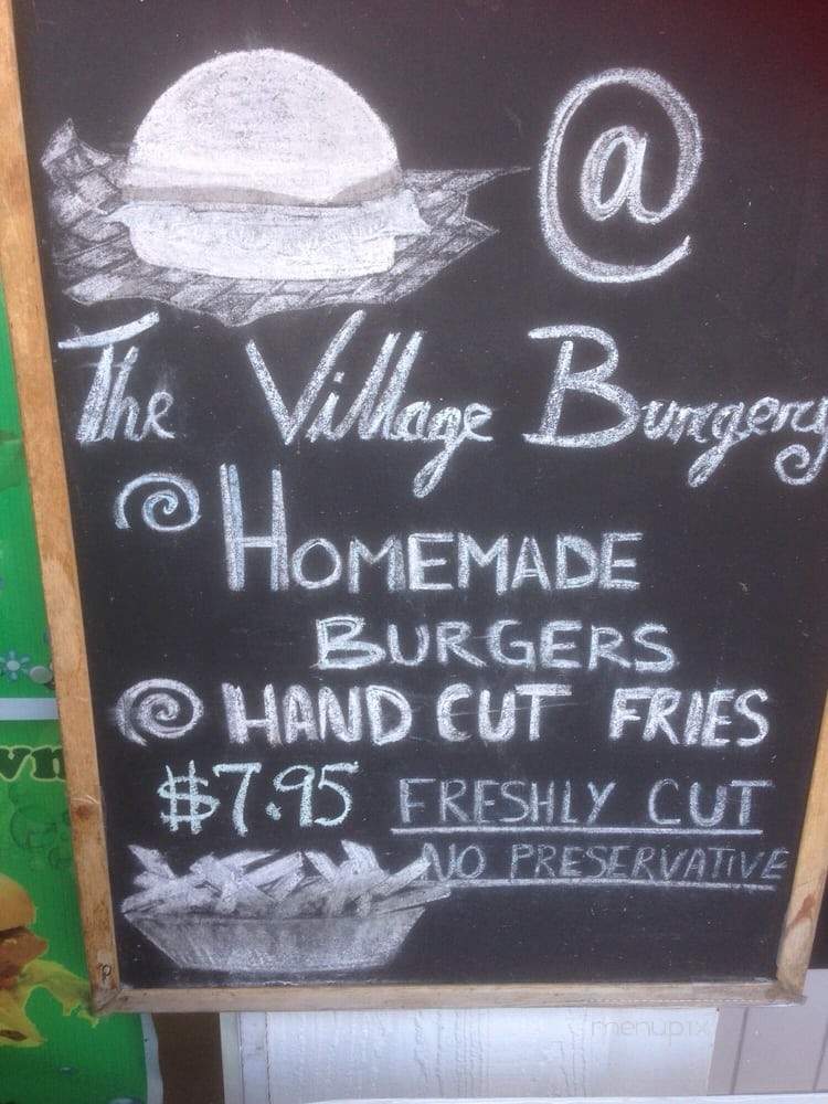 The Village Burgery - Richmond, BC menu_pic