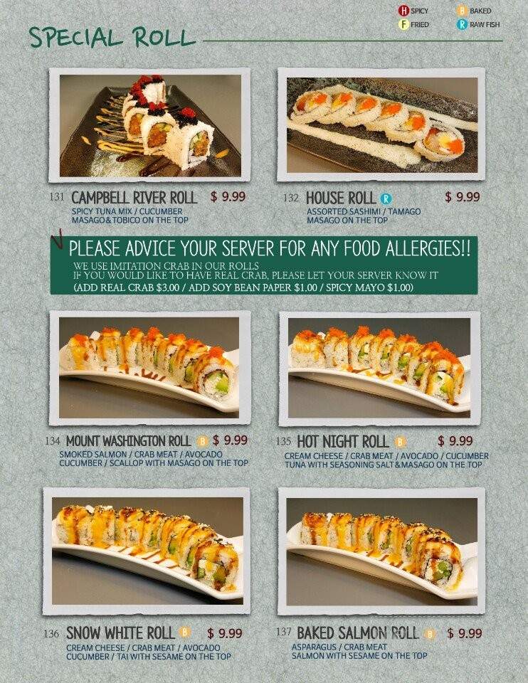 Sushi Mong - Campbell River, BC menu_pic