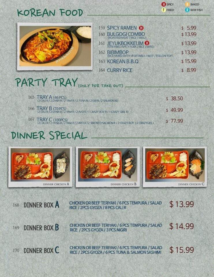 Sushi Mong - Campbell River, BC menu_pic