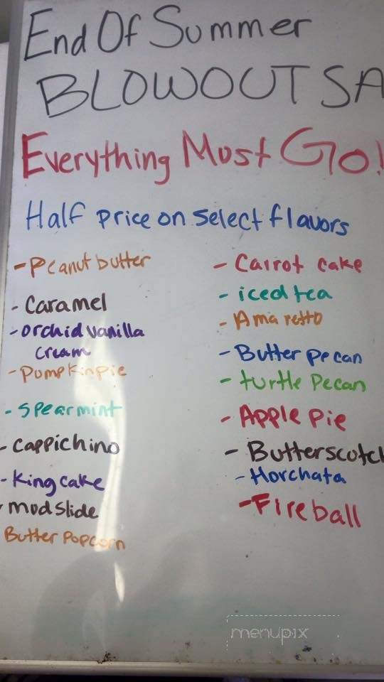 Ice Ice Baby - Savannah, TX menu_pic