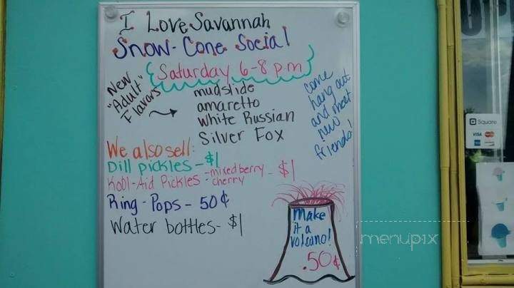 Ice Ice Baby - Savannah, TX menu_pic