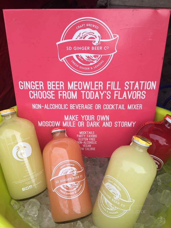SD Ginger Beer - San Diego, CA menu_pic
