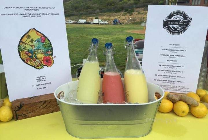 SD Ginger Beer - San Diego, CA menu_pic
