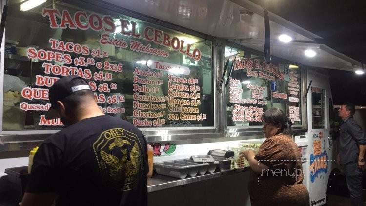 Tacos El Cebollo - Sylmar, CA menu_pic