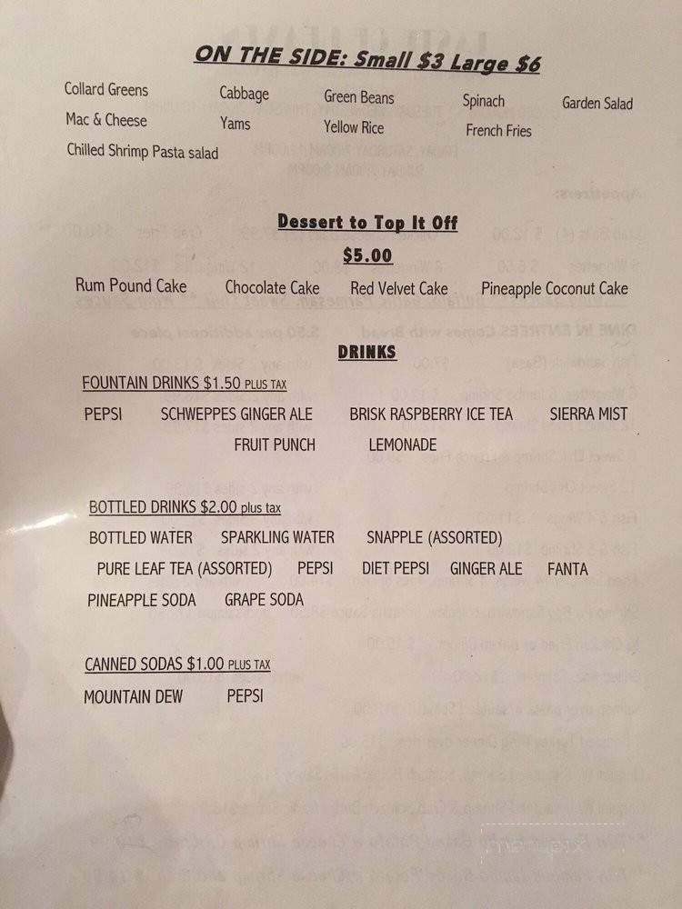 A Taste Of Heaven - Burlington, NJ menu_pic