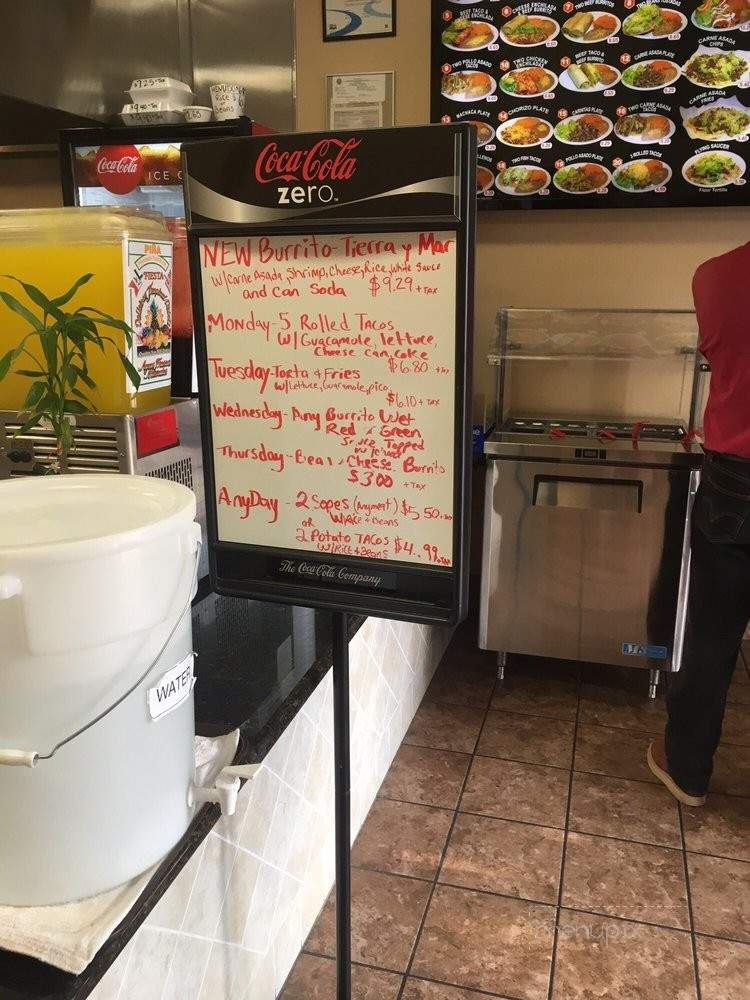 Armando's Mexican Food - Moreno Valley, CA menu_pic
