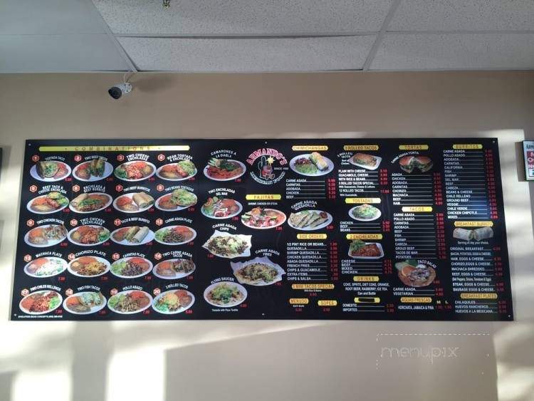Armando's Mexican Food - Moreno Valley, CA menu_pic