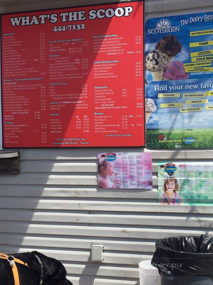 What's the Scoop - Eastern Passage, NS menu_pic