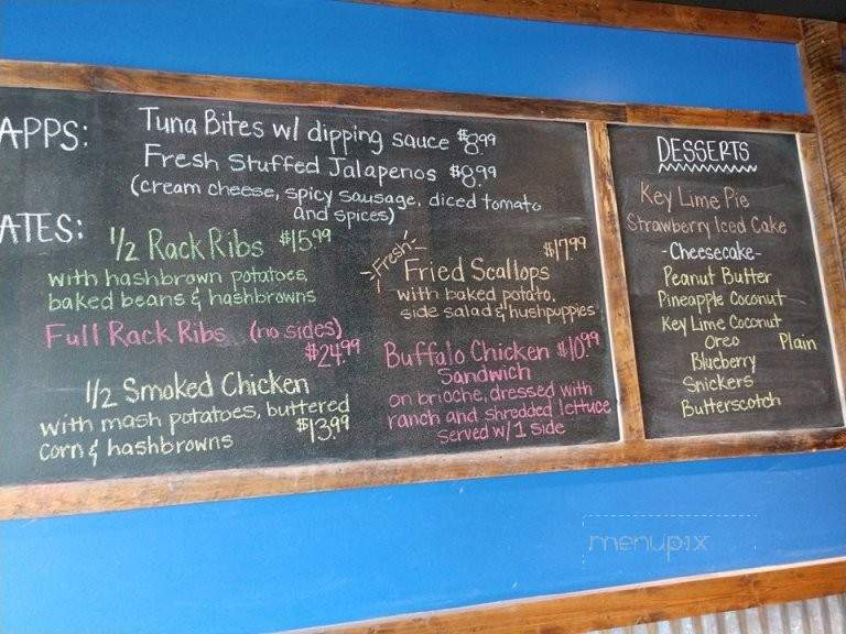 Chillin & Grillin Shack - King William, VA menu_pic