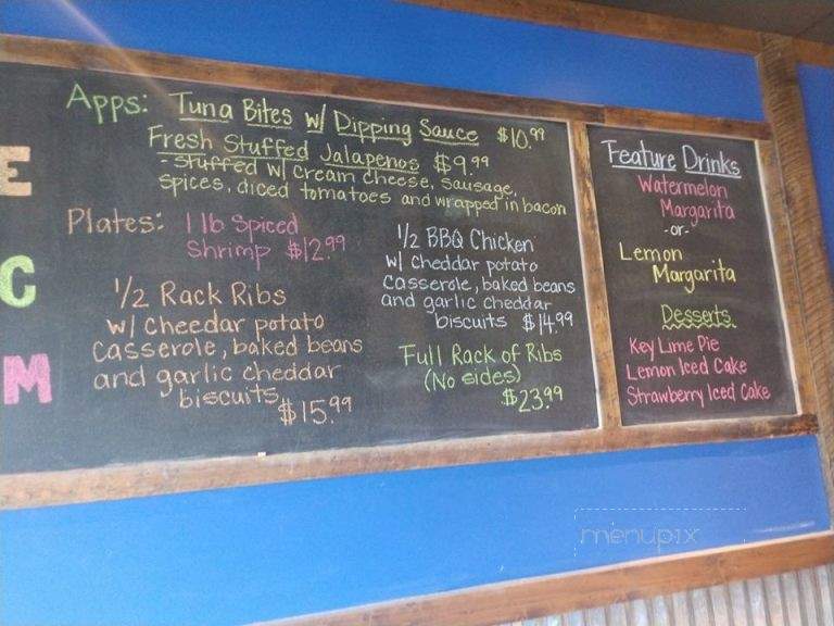 Chillin & Grillin Shack - King William, VA menu_pic