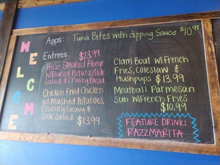 Chillin & Grillin Shack - King William, VA menu_pic