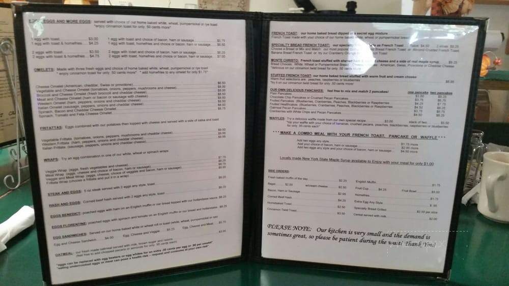 Chit Chat Cafe' - Victor, NY menu_pic