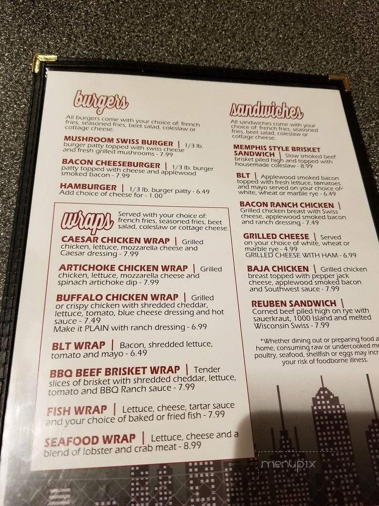 Lucy's Hideaway - Milton, WI menu_pic