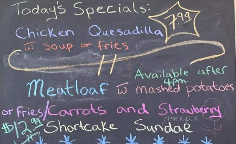 Starlite Diner - Summerside, PE menu_pic