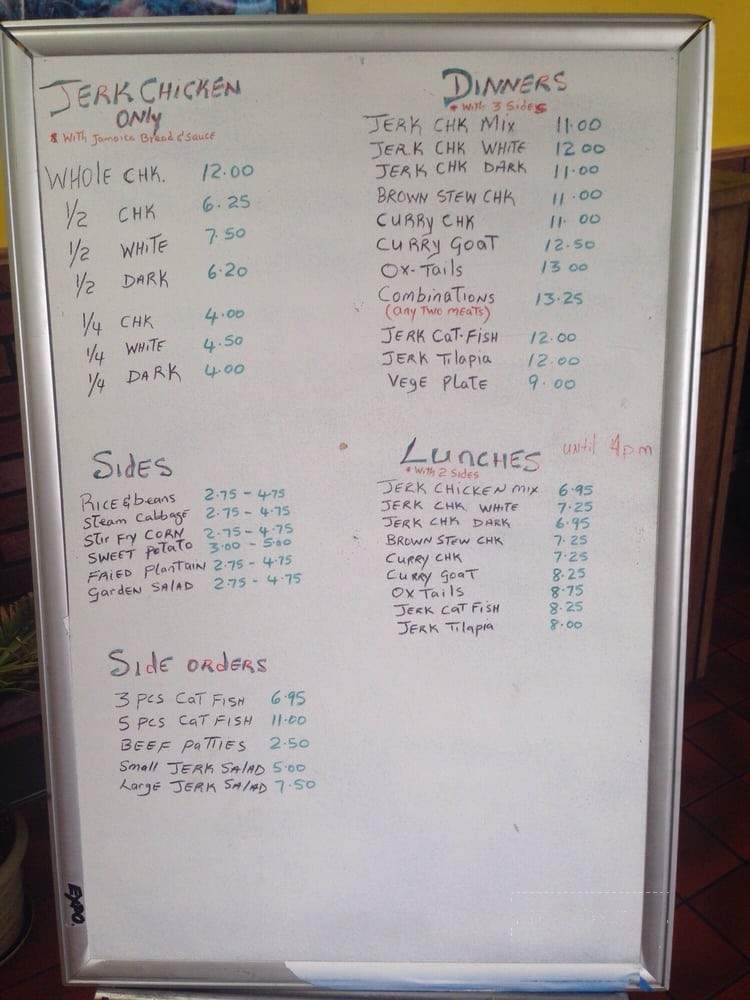 Tropical Times Carribean - Maywood, IL menu_pic