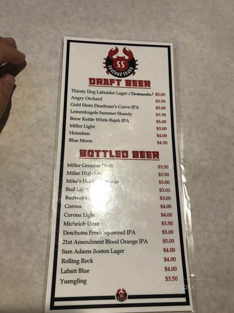 Seafood Shake - Cleveland, OH menu_pic