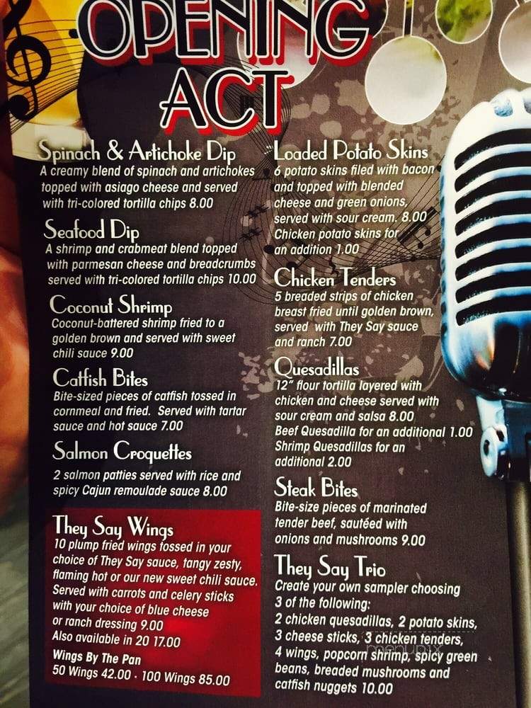 They-Say - Detroit, MI menu_pic