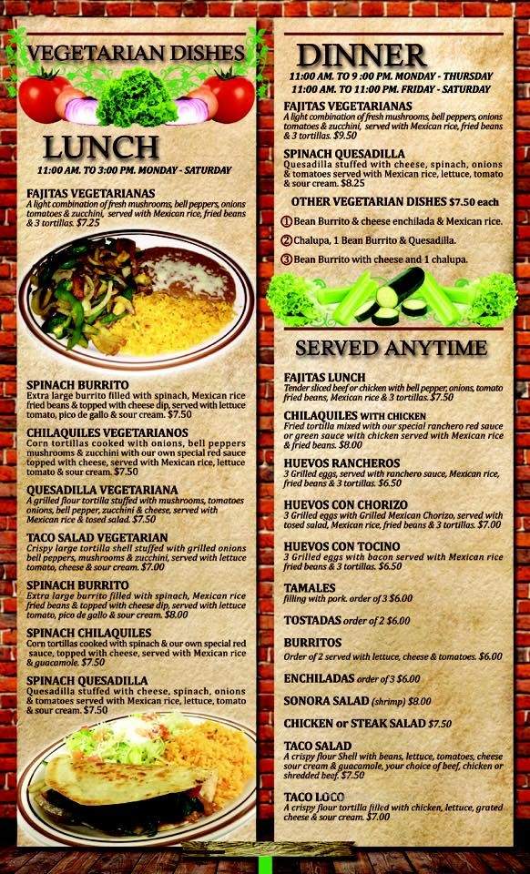 El Patron Mexican Restaurant and Bar - Rock Island, IL menu_pic