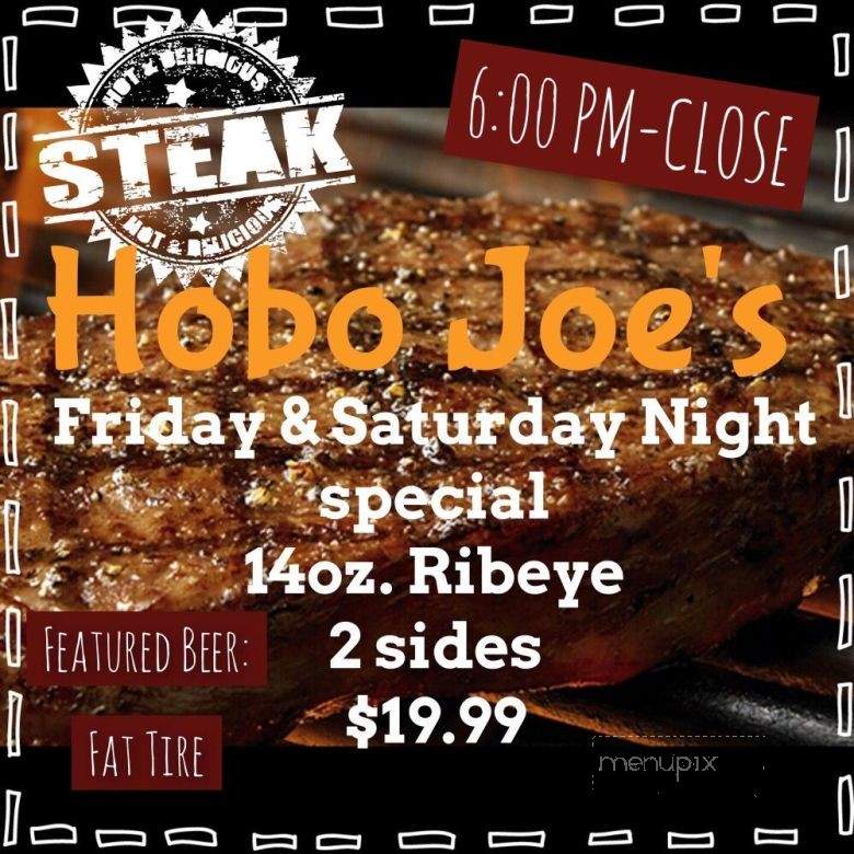 Hobo Joe's - Madill, OK menu_pic