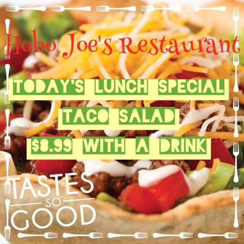 Hobo Joe's - Madill, OK menu_pic