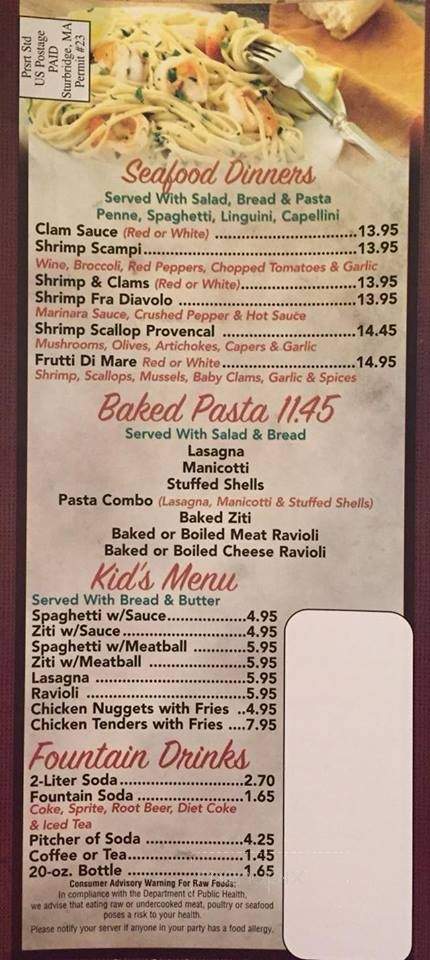 Hometown Pizza II - Harwinton, CT menu_pic