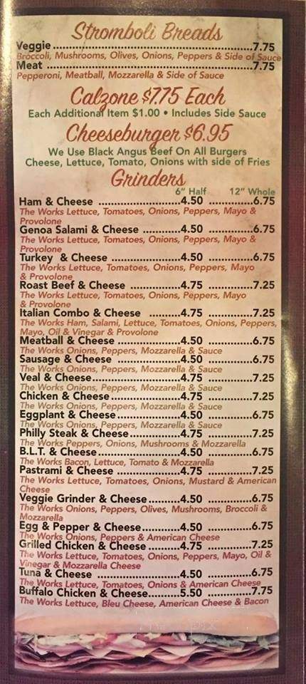Hometown Pizza II - Harwinton, CT menu_pic