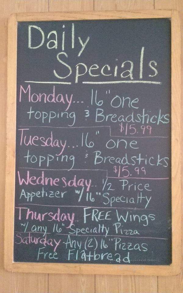 Blondie's Pizzeria & Pub - Brownstown, IN menu_pic