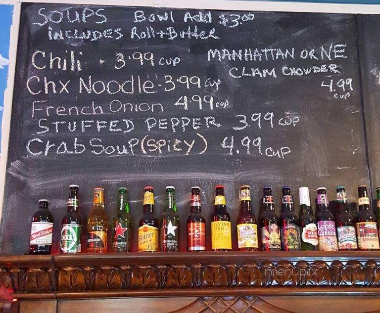 Coconut Grove Dockside Clam Bar - National Park, NJ menu_pic