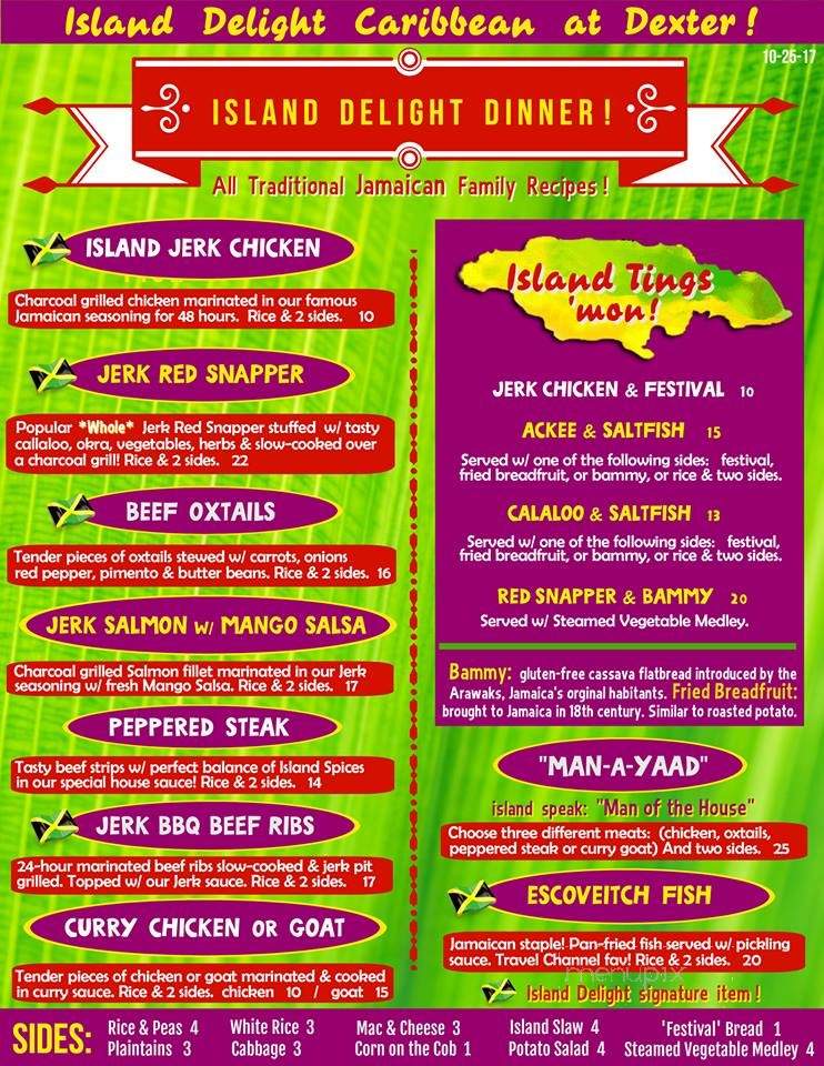 Island Delight Caribbean - Montgomery, AL menu_pic