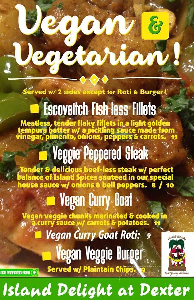 Island Delight Caribbean - Montgomery, AL menu_pic