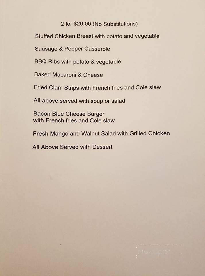 Goose & The Gander - Thomaston, CT menu_pic