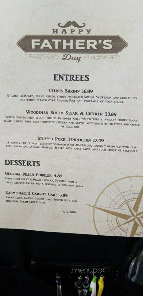 Carmichael's Cafe - Ocala, FL menu_pic