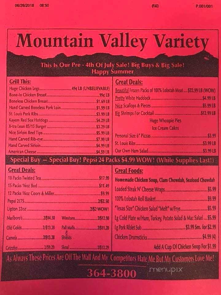 /1900442/Mountain-Valley-Variety-Rumford-ME - Rumford, ME