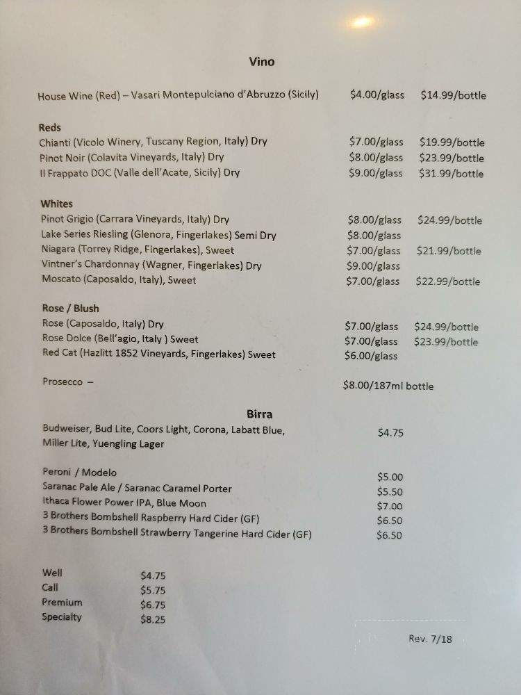 La Mia Bella Silica - Geneva, NY menu_pic