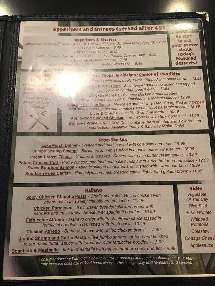 Dog Tracks Diner - Wellington, OH menu_pic