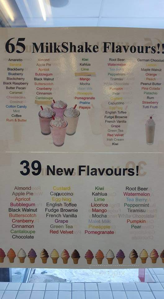 Pine Dairy Bar - Timmins, ON menu_pic