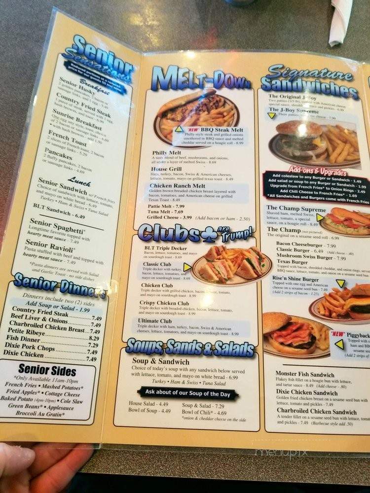 Jerry's Restaurant - Shively, KY menu_pic