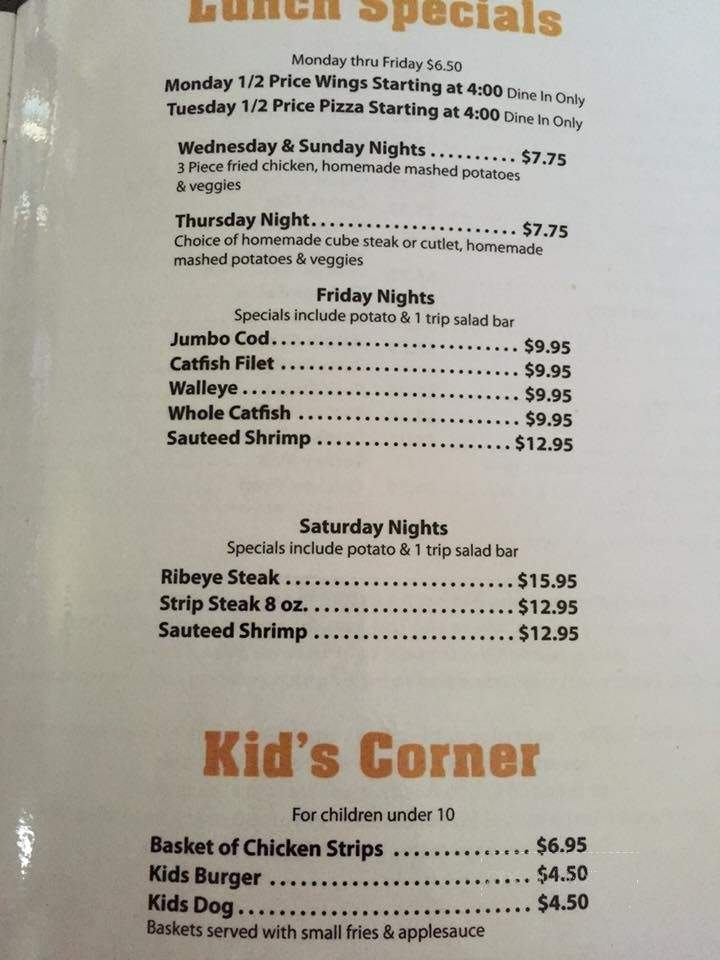 Eagle Nest - Addieville, IL menu_pic