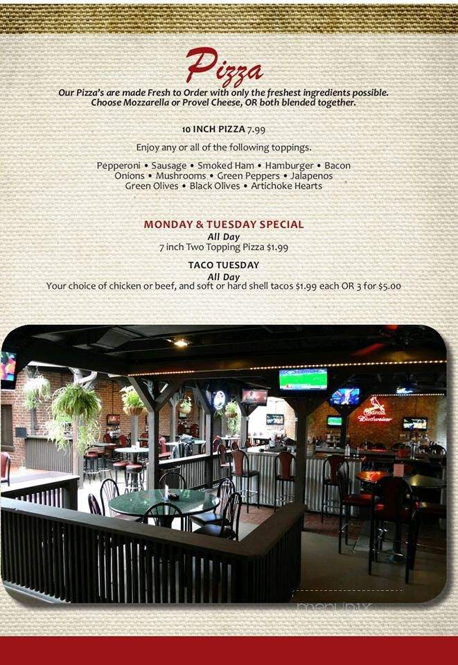 Mac's Time Out Lounge - Alton, IL menu_pic