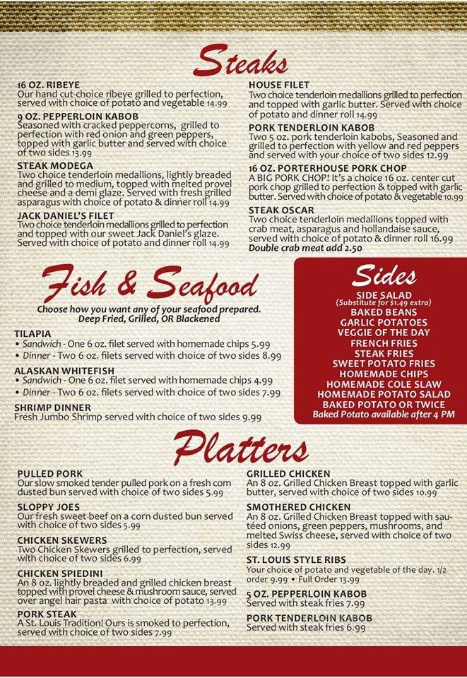 Mac's Time Out Lounge - Alton, IL menu_pic