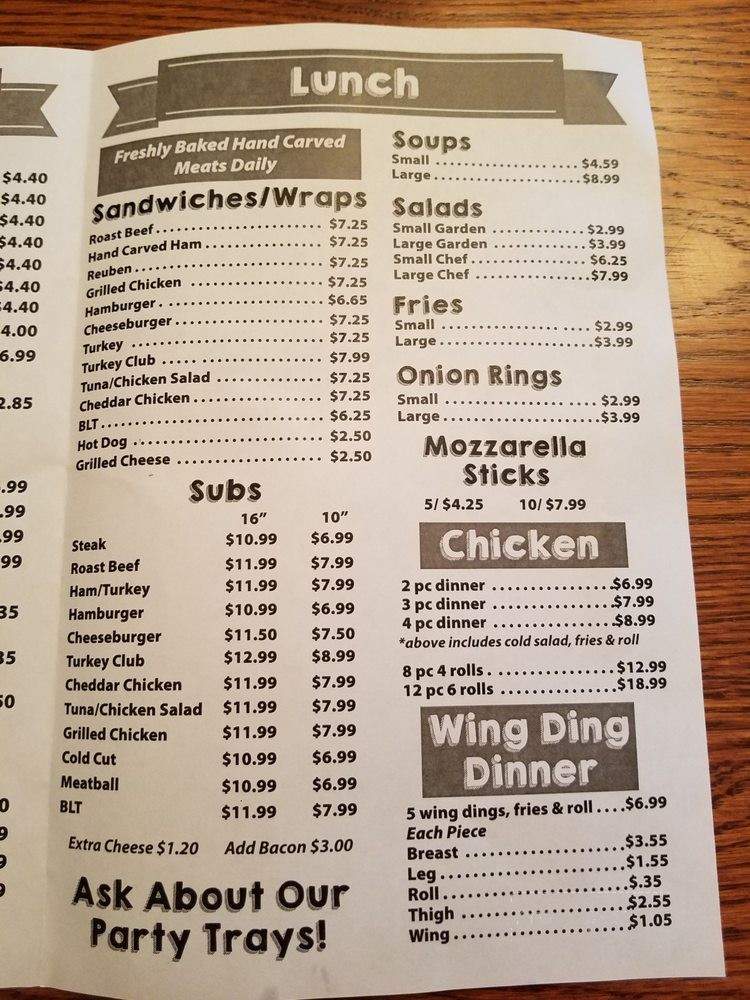 Johnny's Subs & Sundae Shop - Salisbury, MD menu_pic