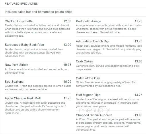 Log Jam - Grand Ledge, MI menu_pic