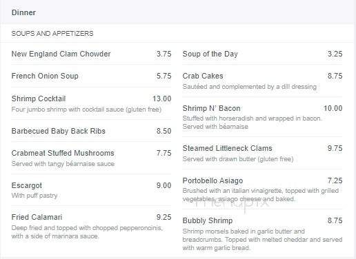 Log Jam - Grand Ledge, MI menu_pic