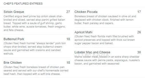 Log Jam - Grand Ledge, MI menu_pic
